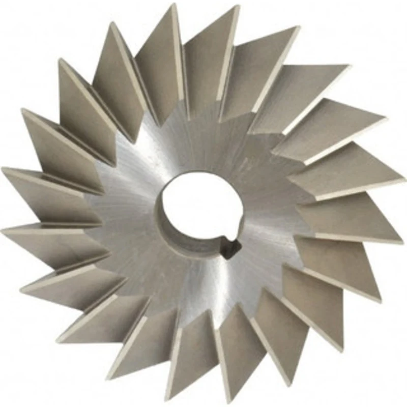 Made in USA 6 6 Cut Diam, 1-1/2 Cut Width, 1-1/4 Arbor, High Speed Steel Double-Angle Cutter Uncoated, 20 Teeth DA615...